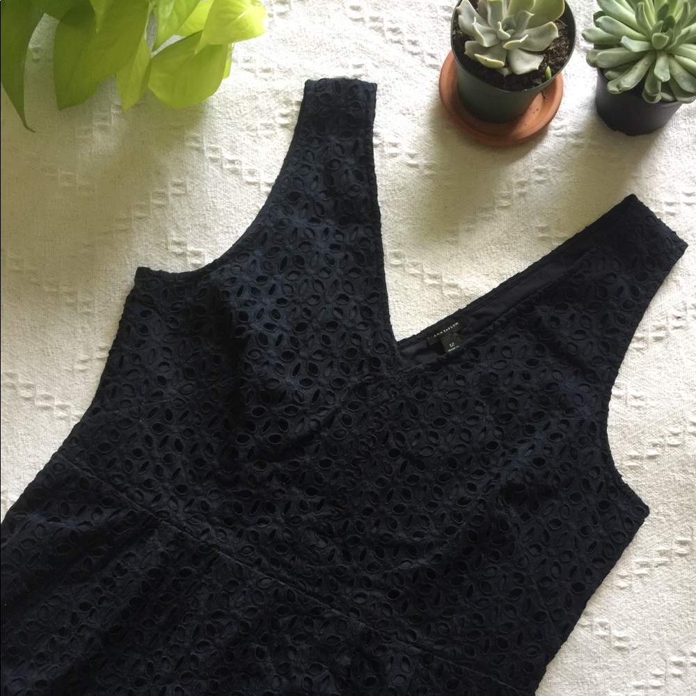 Ann Taylor Embroidered Blouse